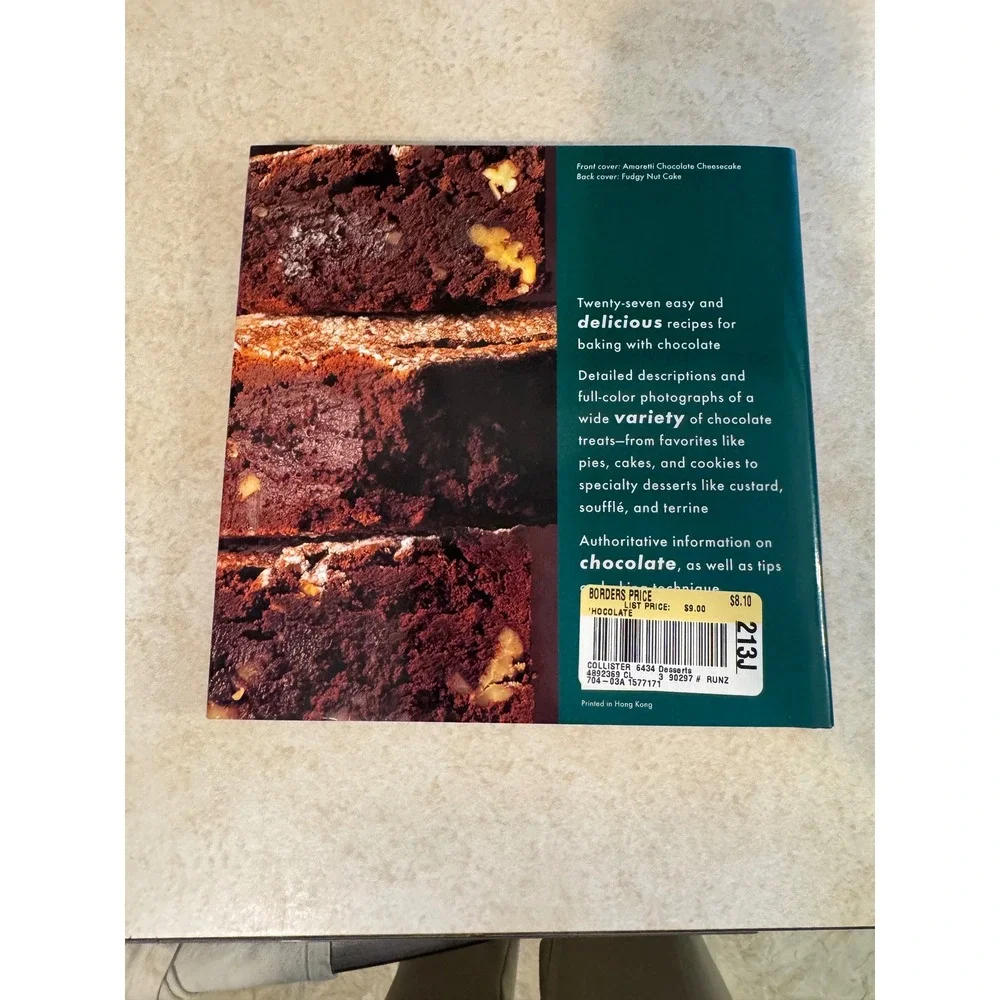 Basic Baking Chocolate Linda Collister Cookbook 1997 Hardcover 157717171X